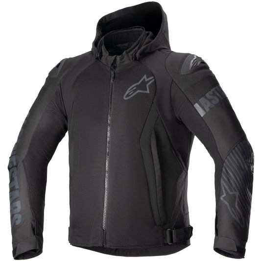 Alpinestars Zaca Air Textile Jacket - Black / Black by Alpinestars - clearance motorcycle jacket