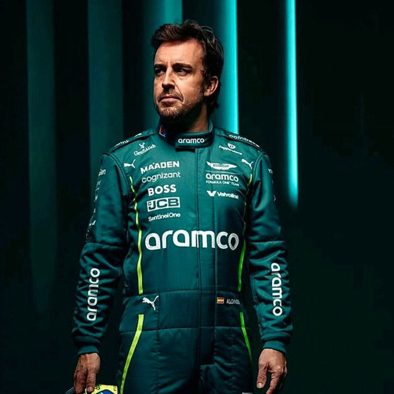 2025 ASTON MARTIN FERNANDO ALONSO F1 Race Suit REPLICA Dash Racegear product image 1