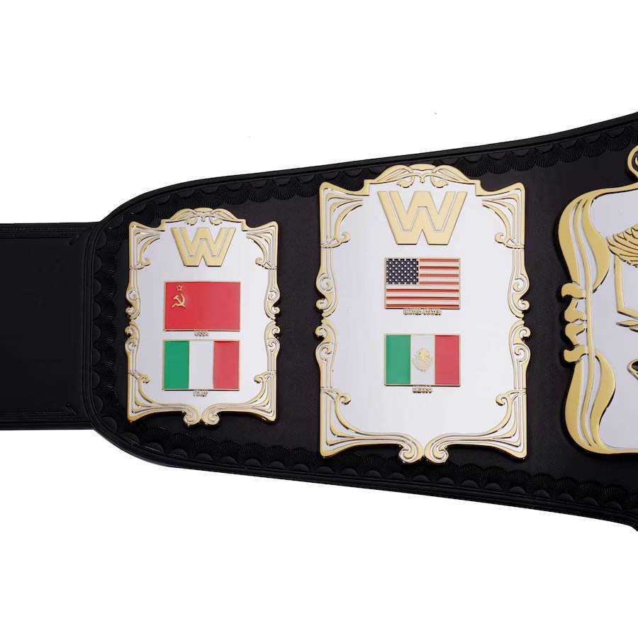 WWE Championship 1986 Retro Inspired Title Belt - 3 | Dash Racegear
