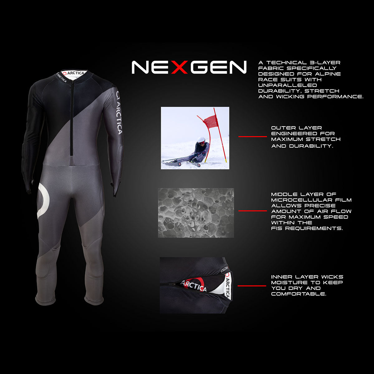 Arctica JR GS Suit - Shadow - image 6