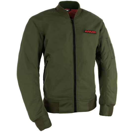 ARMR Bomber 2.0 Jacket - Khaki by ARMR - clearance motorcycle jacket