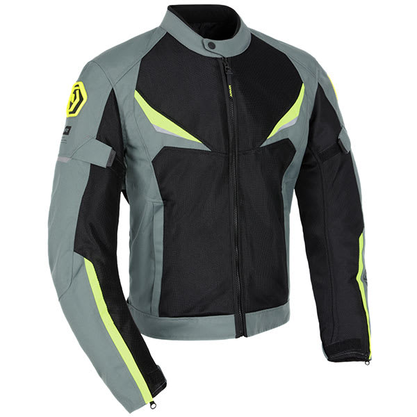 ARMR Eyoshi 3.0 Air Jacket - Black / Green / Fluo Yellow by ARMR - clearance motorcycle jacket
