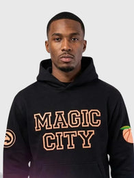 Atlanta Hawks Magic City Hoodie Hoodie unisex detail view 2 | Dash Racegear — Magic City Atlanta Hawks black hoodie with classic pullover design and fan-ready style.