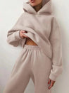 Two - Piece Tracksuit Set - Beige - XXXL - 42275247128645