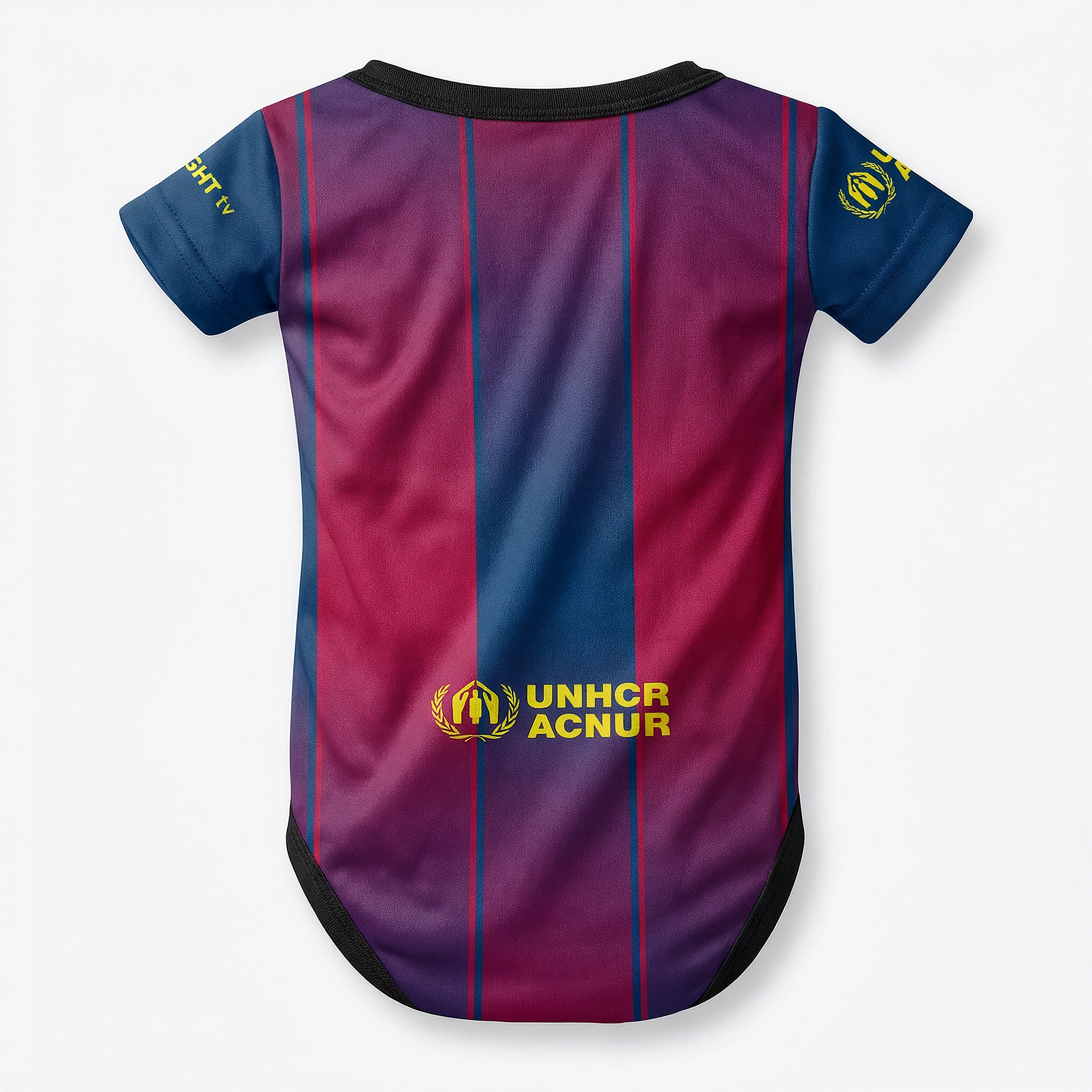 25/26 Barcelona Baby Bodysuit back view baby onesie by Dash Racegear