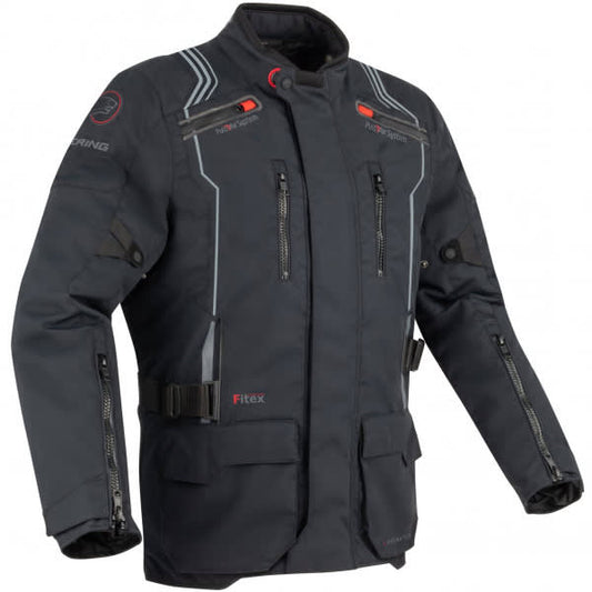 Bering Flagstaff Textile Jacket - Black by Bering - clearance motorcycle jacket