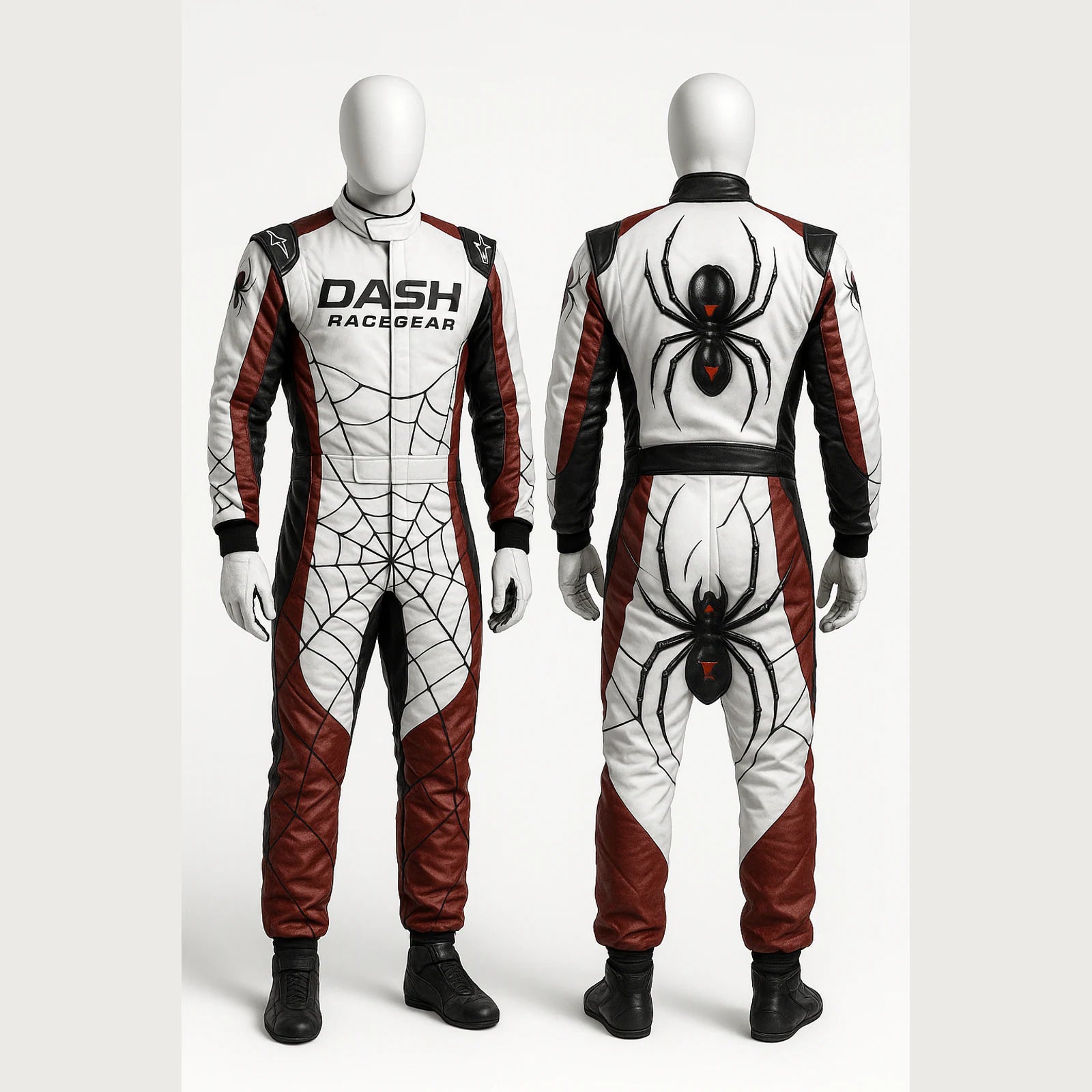 Black Widow Spider Halloween Race Suit by Dash Racegear, product gallery view 1 of 2