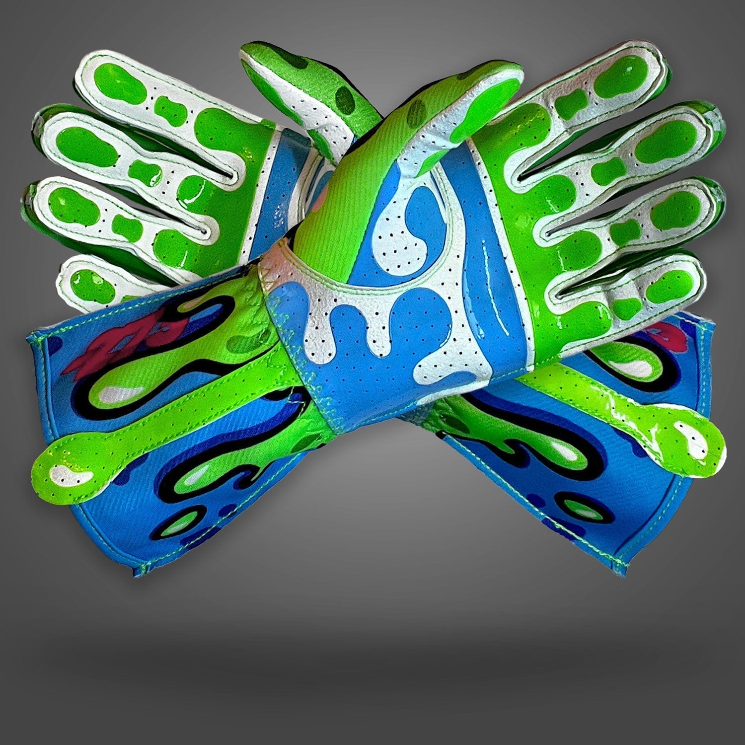 SLIME Mad56 x -273  Green/Cyan/Hot Pink - Glove | DASH RACEGEAR