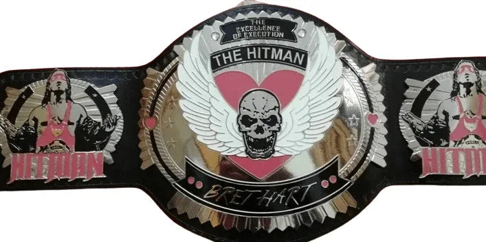 Bret Hart The Hitman Wrestling Championship Title Belt - 1 | Dash Racegear