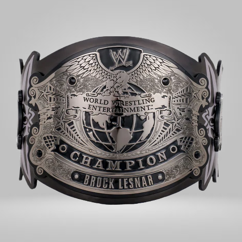 BROCK LESNAR SIGNATURE SERIES WRESTLING CHAMPIONSHIP REPLICA TITLE BELT - image 1 | DASH RACEGEAR