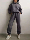 Two - Piece Tracksuit Set - Dark Gray - XXXL - 42275247325253