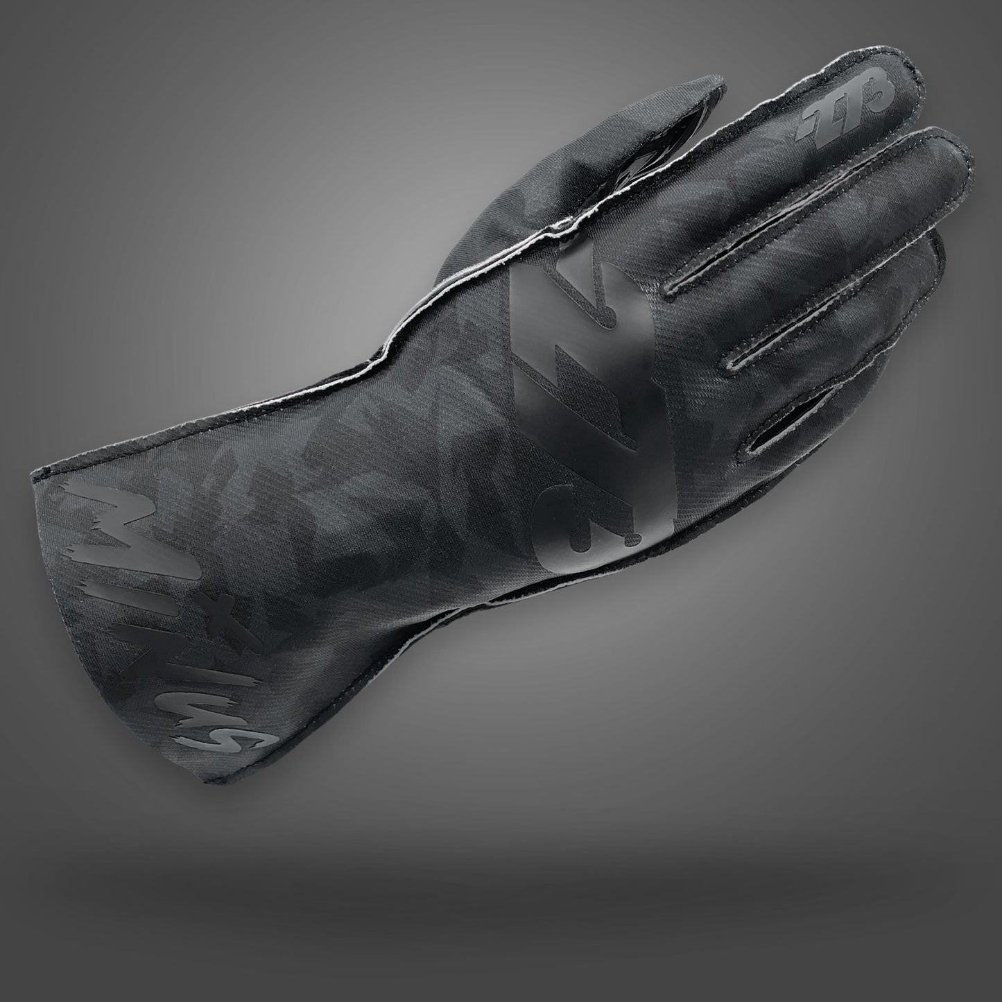 CAMO V3 - NERO Black/Black - Glove | DASH RACEGEAR