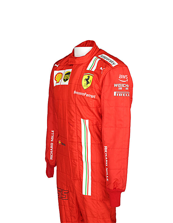2021 Carlos Sainz Ferrari F1 Race Suit REPLICA Dash Racegear product image 4