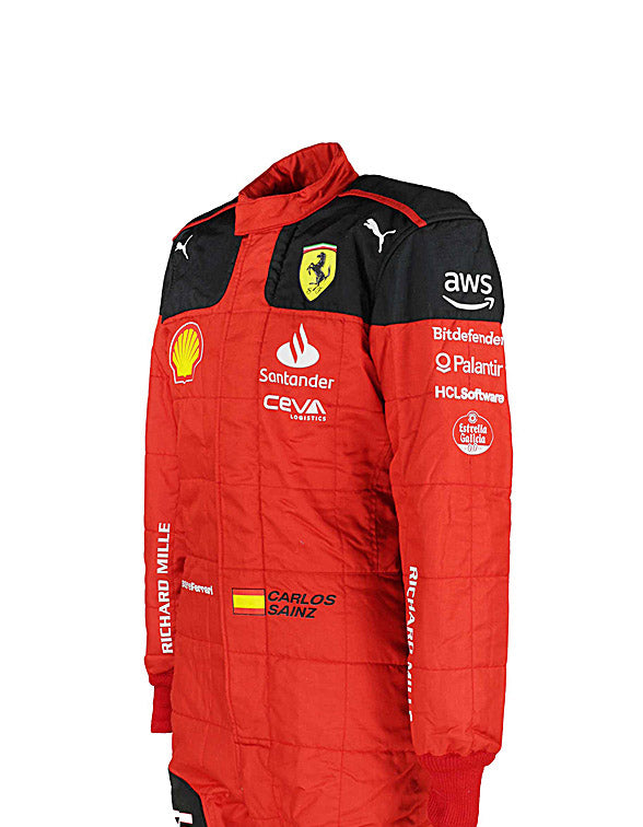 2023 Carlos Sainz Ferrari F1 Race Suit REPLICA Dash Racegear product image 6