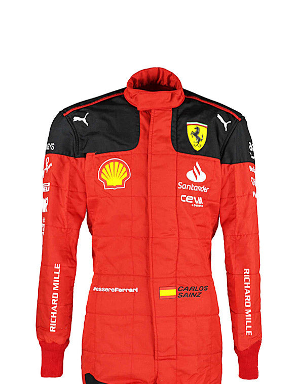 2023 Carlos Sainz Ferrari F1 Race Suit REPLICA Dash Racegear product image 4
