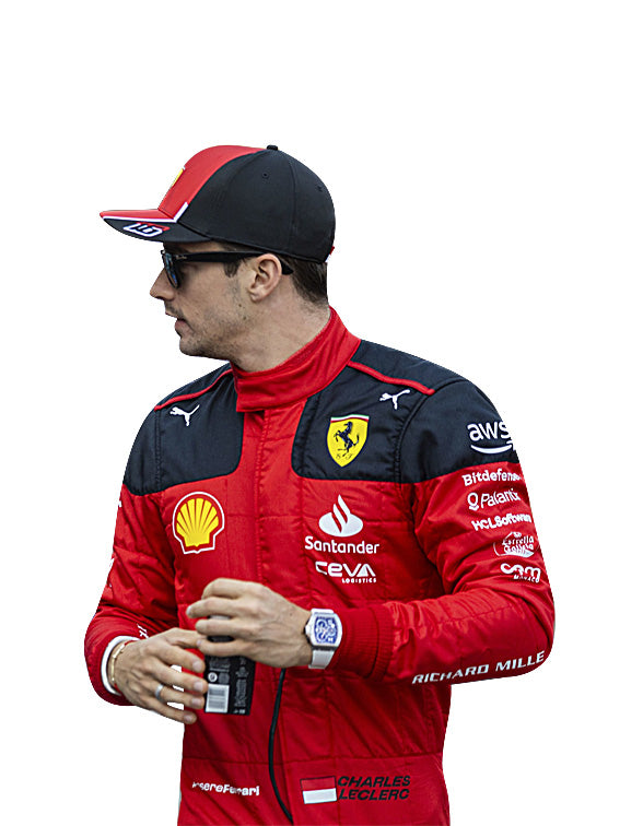 2023 Charles Leclerc Ferrari F1 Race Suit REPLICA Dash Racegear product image 1