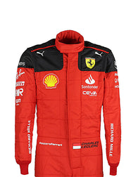 2023 Charles Leclerc Ferrari F1 Race Suit REPLICA Dash Racegear product image 4
