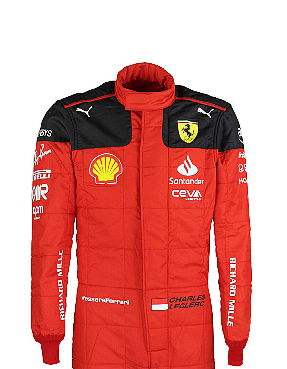 2023 Charles Leclerc Ferrari F1 Race Suit REPLICA Dash Racegear product image 4