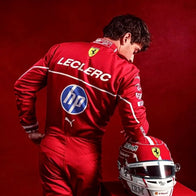 2025 Charles Leclerc Ferrari F1 Replica Race Suit Dash Racegear product image 1