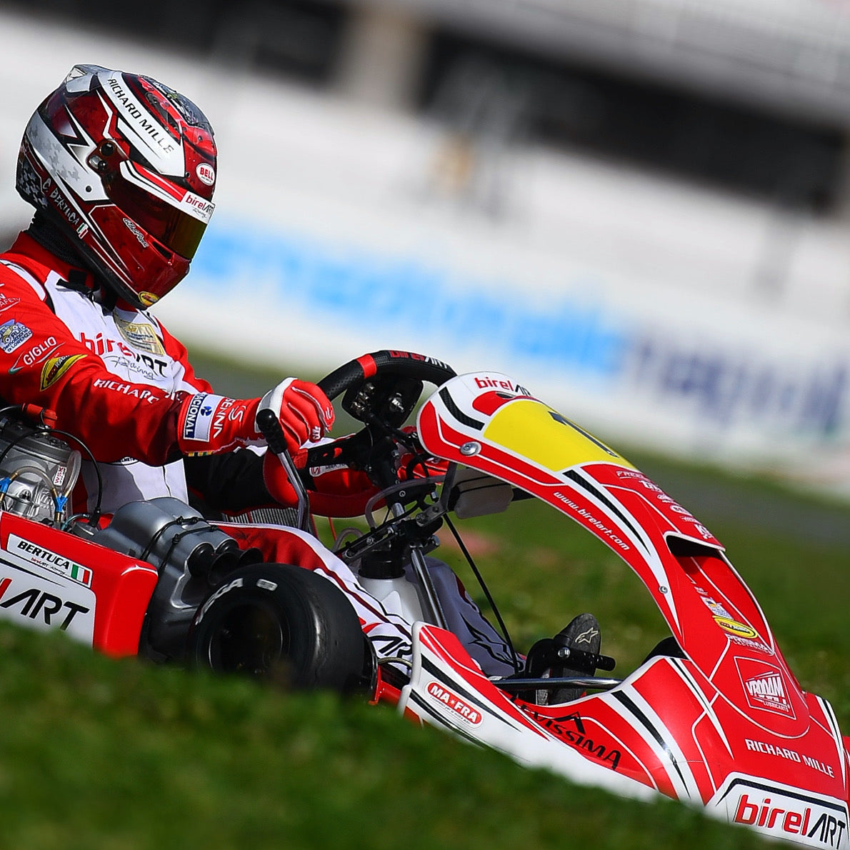 -273 x AYRTON SENNA Red - Glove | DASH RACEGEAR