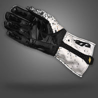 DRIP - Black/White/Gold Asymmetric - Glove | DASH RACEGEAR