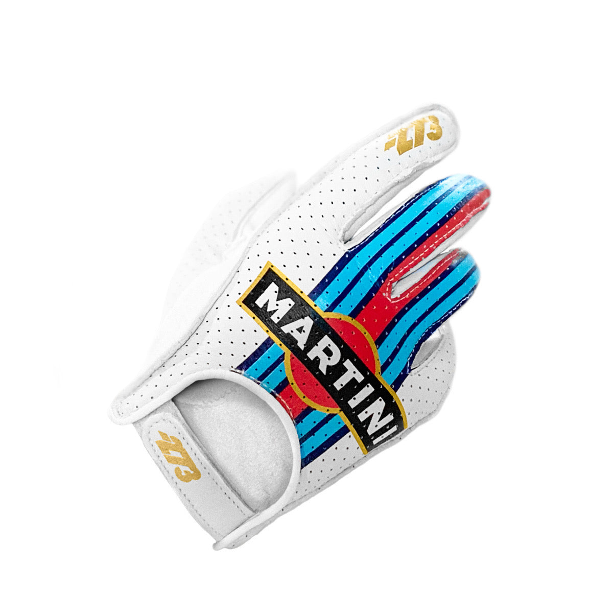 MRT Tribute Leather Driving Glove - White - Glove | DASH RACEGEAR