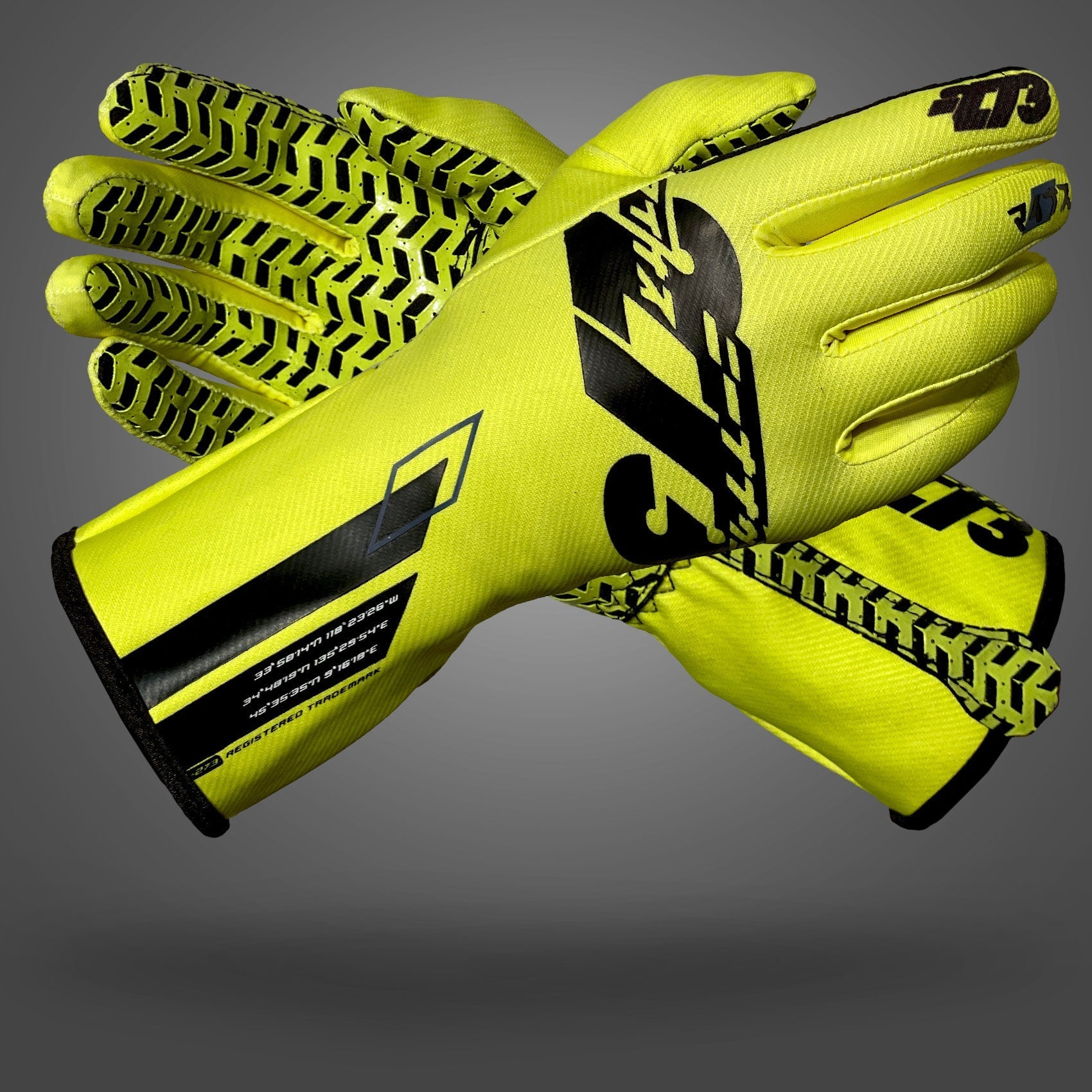 OSAKA Fluo-Yellow/Black - Glove | DASH RACEGEAR