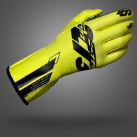 OSAKA Fluo-Yellow/Black - Glove | DASH RACEGEAR
