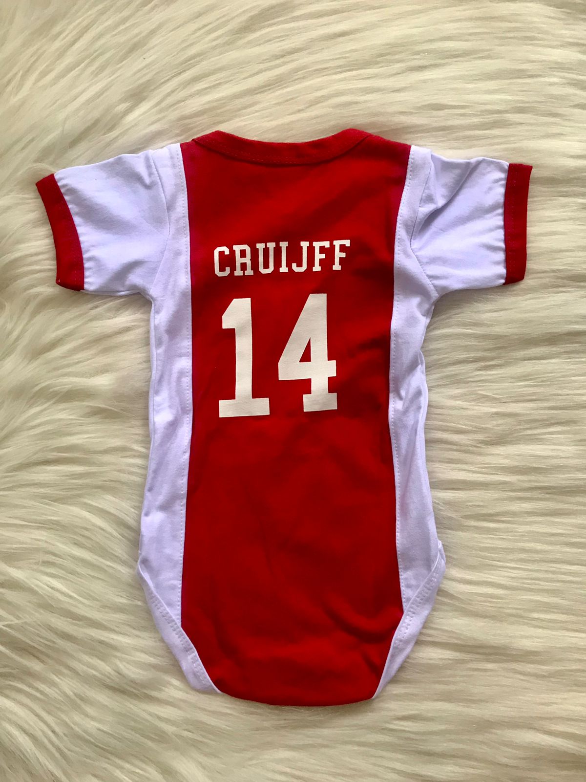 TDK Cruijff 14 AJAX Home soccer jersey baby romper - baby romper image 2