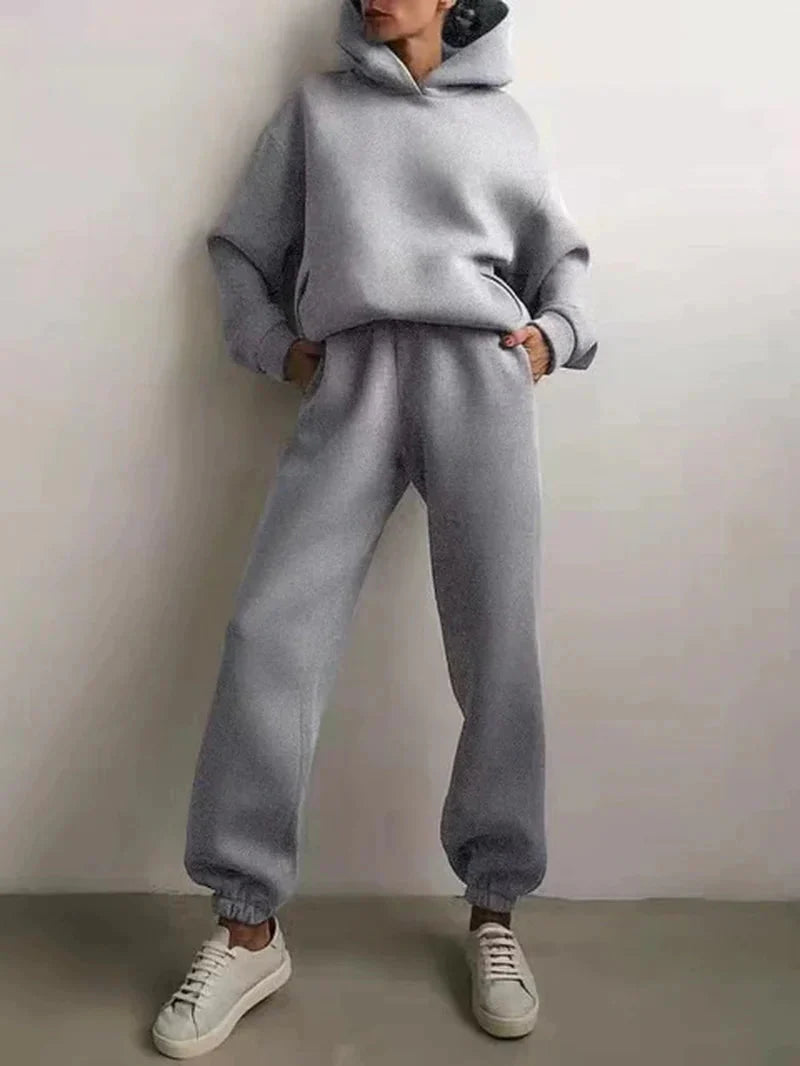 Two - Piece Tracksuit Set - Grey - XXXL - 42275246538821