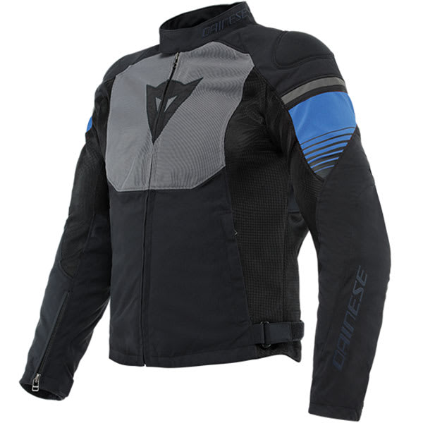 Dainese Air Fast Textile Jacket - Black / Grey / Racing Blue by Dainese - clearance motorcycle jacket