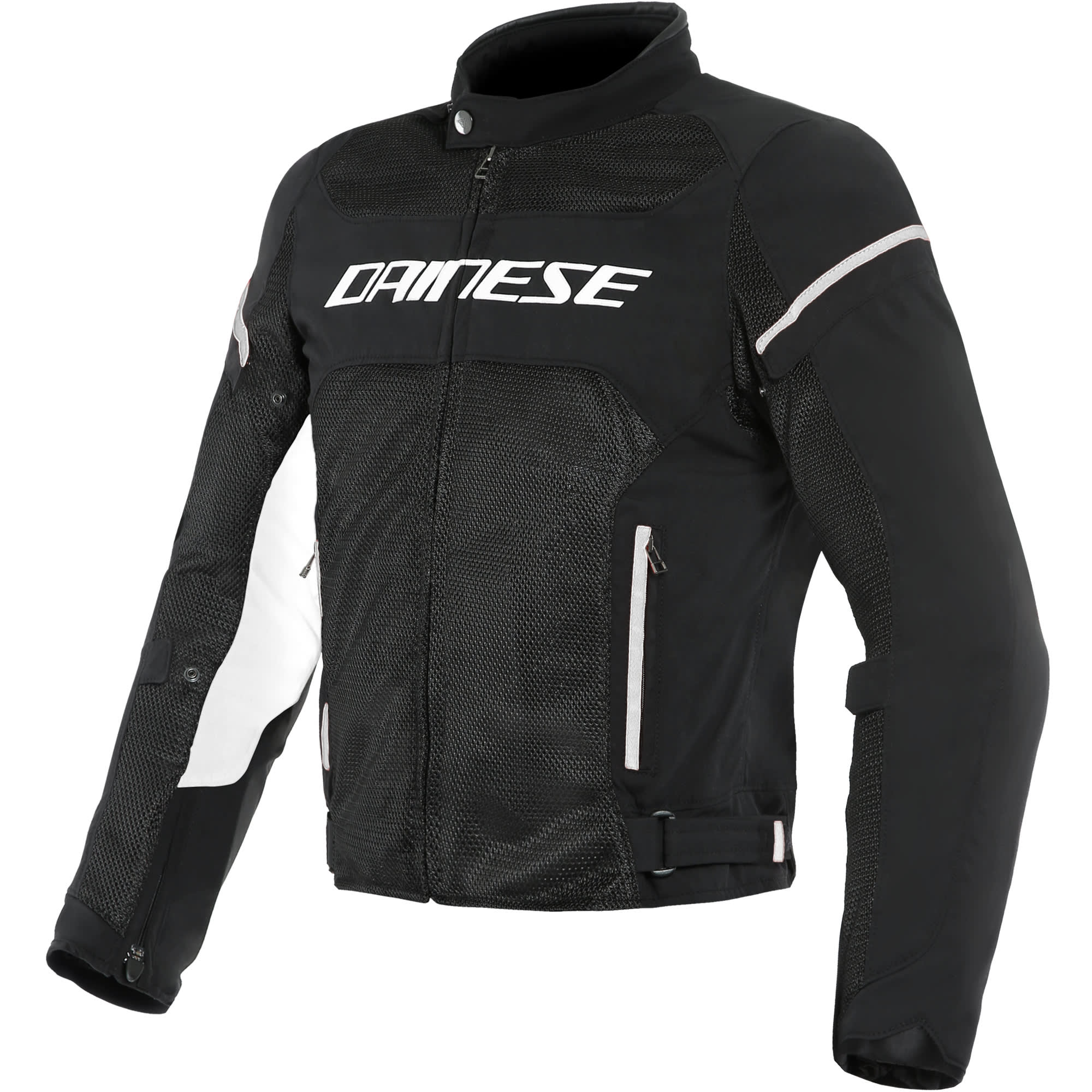 Dainese Air Frame D1 Textile Jacket - Black / Black / White by Dainese - clearance motorcycle jacket