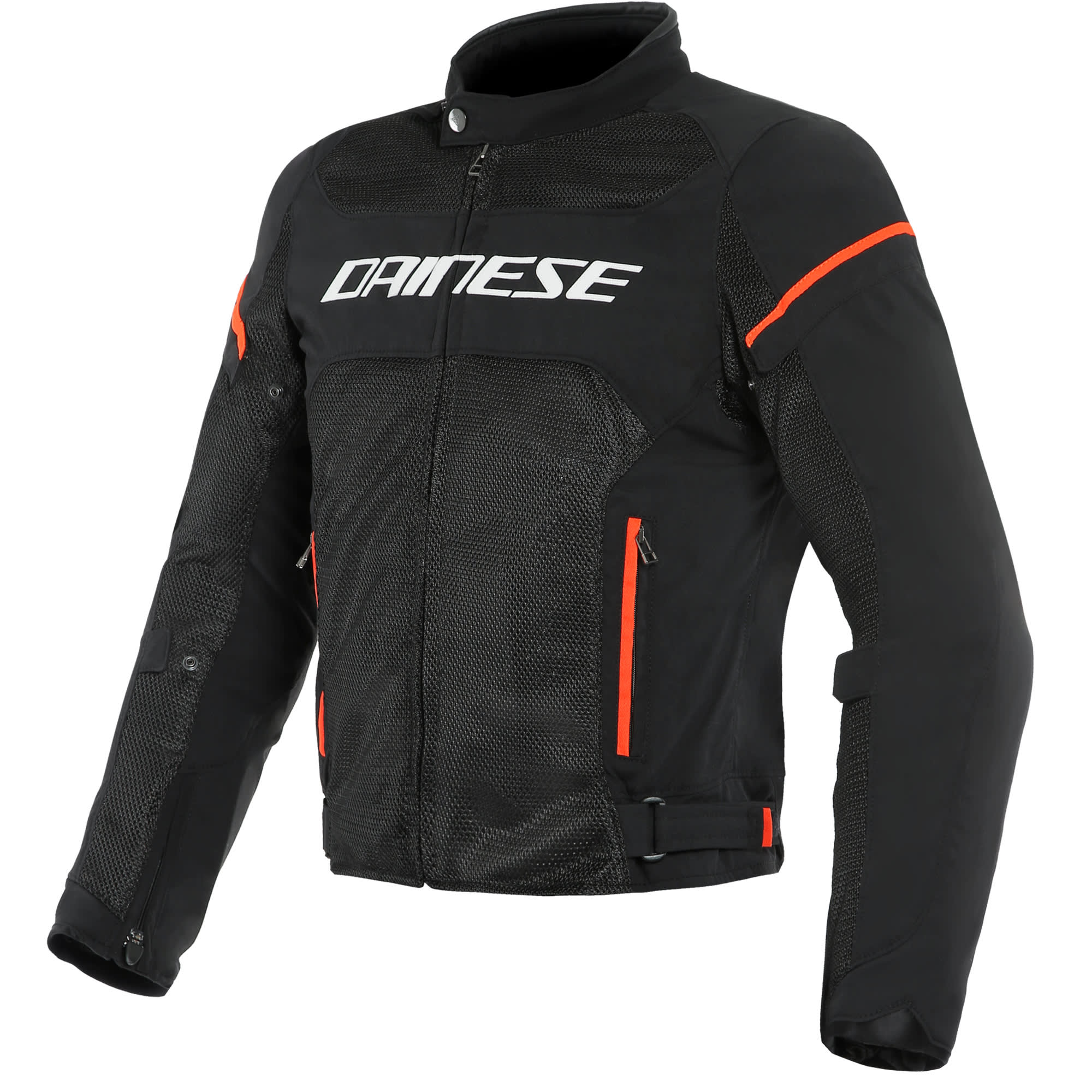 Dainese Air Frame D1 Textile Jacket - Black / White / Fluo Red by Dainese - clearance motorcycle jacket