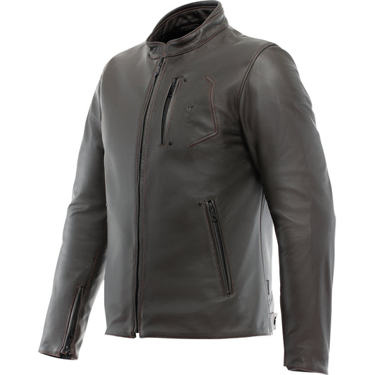Dainese Fulcro Leather Jacket - Dark Brown by Dainese - clearance motorcycle jacket