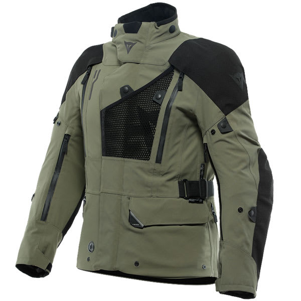 Dainese Hekla Absoluteshell Pro 20K Textile Jacket - Army Green / Black by Dainese - clearance motorcycle jacket