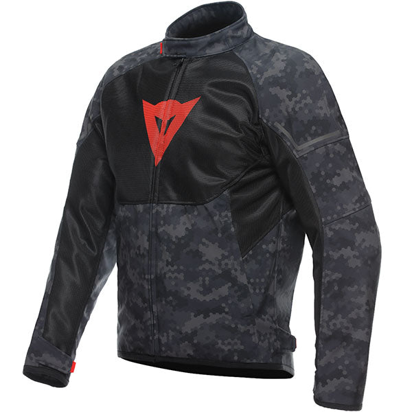 Dainese Ignite Air Textile Jacket - Camo-Grey / Black / Fluo Red by Dainese - clearance motorcycle jacket