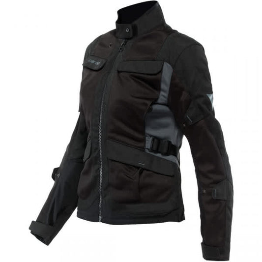 Dainese Ladies Desert Textile Jacket - Black / Black / Ebony by Dainese - clearance motorcycle jacket