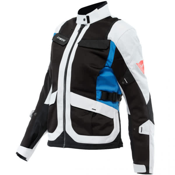 Dainese Ladies Desert Textile Jacket - Glacier Grey / Black / Performance Blue by Dainese - clearance motorcycle jacket