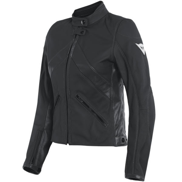 Dainese Ladies Santa Monica Leather Jacket - Black by Dainese - clearance motorcycle jacket