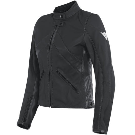 Dainese Ladies Santa Monica Leather Jacket - Black by Dainese - clearance motorcycle jacket