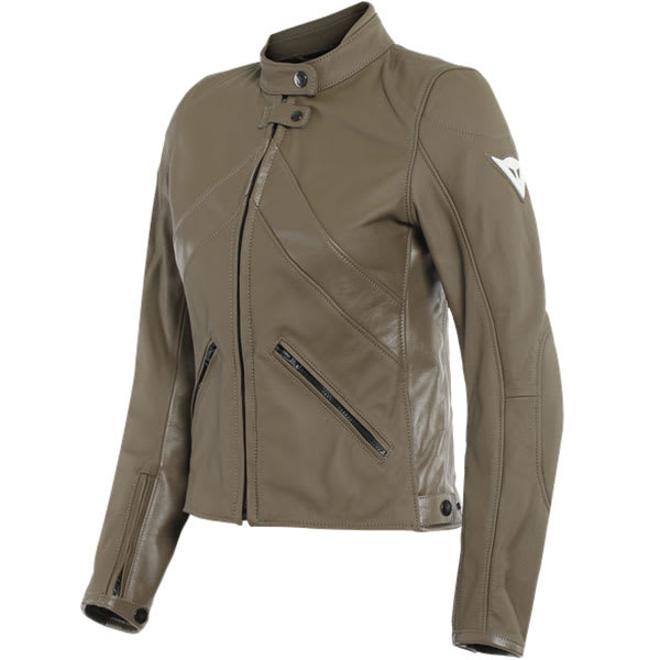 Dainese Ladies Santa Monica Leather Jacket - Light Brown by Dainese - clearance motorcycle jacket