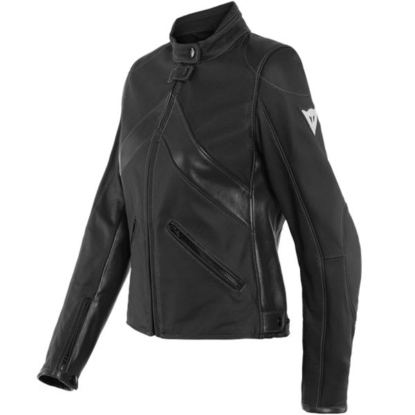 Dainese Ladies Santa Monica Perforated Leather Jacket - Black by Dainese - clearance motorcycle jacket