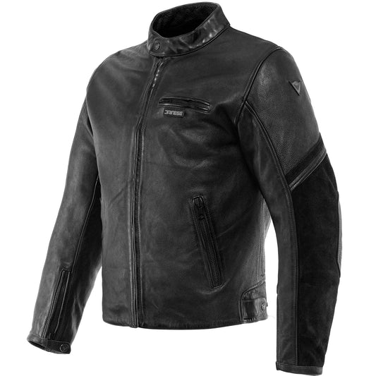 Dainese Merak Leather Jacket - Black by Dainese - clearance motorcycle jacket