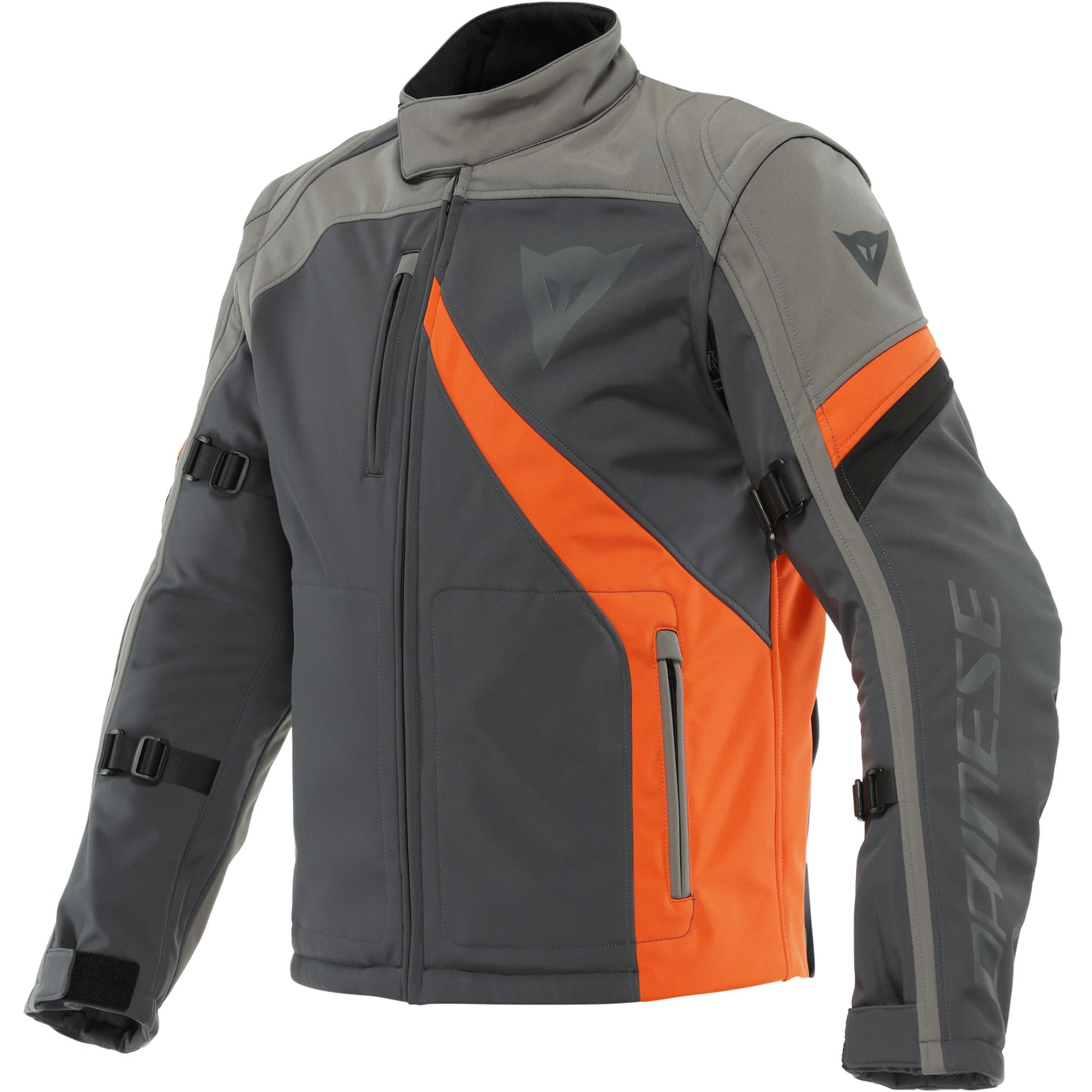 Dainese Ranch Textile Jacket - Ebony / Charcoal Grey / Flame Orange by Dainese - clearance motorcycle jacket