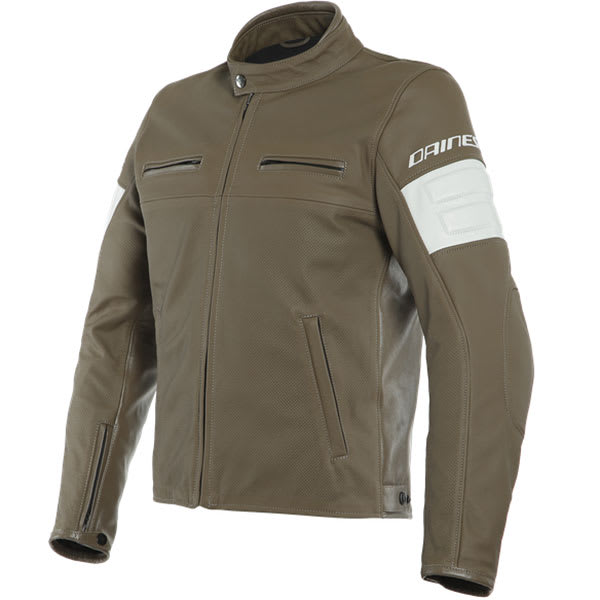 Dainese San Diego Perforated Leather Jacket - Light Brown by Dainese - clearance motorcycle jacket