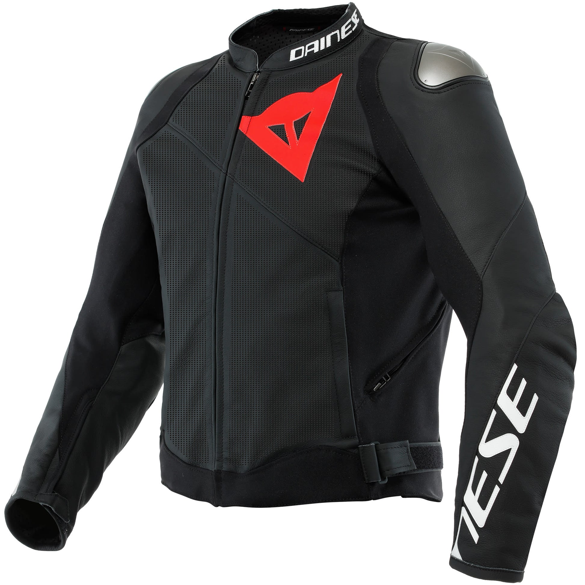 Dainese Sportiva Perforated Leather Jacket - Black Matt by Dainese - clearance motorcycle jacket