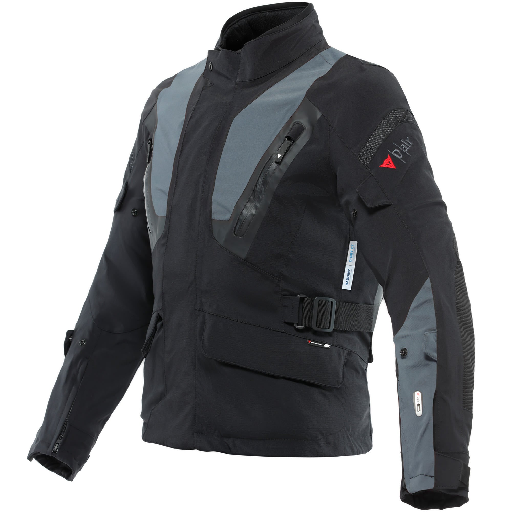 Dainese Stelvio D-Air D-Dry Textile Jacket - Black / Ebony by Dainese - clearance motorcycle jacket