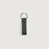 Adkins Black Leather Keychain by Dash Racegear - unisex Leather Accessories view 1