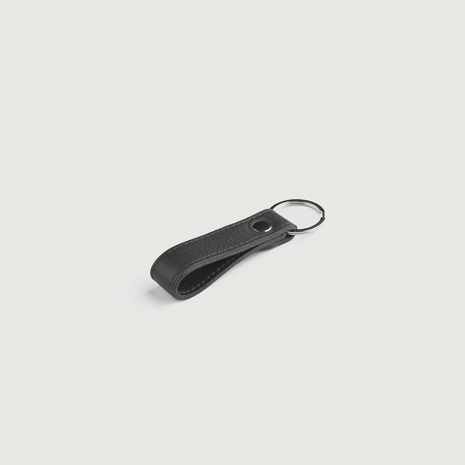 Adkins Black Leather Keychain by Dash Racegear - unisex Leather Accessories view 3