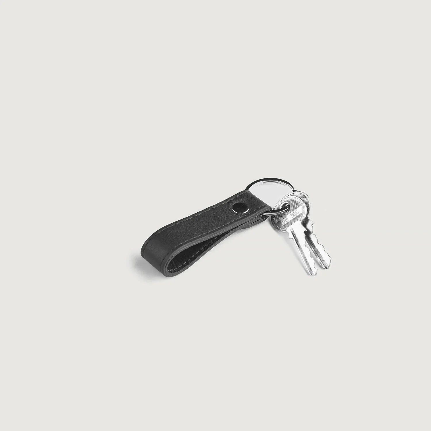 Adkins Black Leather Keychain by Dash Racegear - unisex Leather Accessories view 4